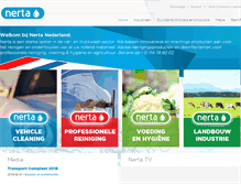 Tablet Screenshot of nerta.nl